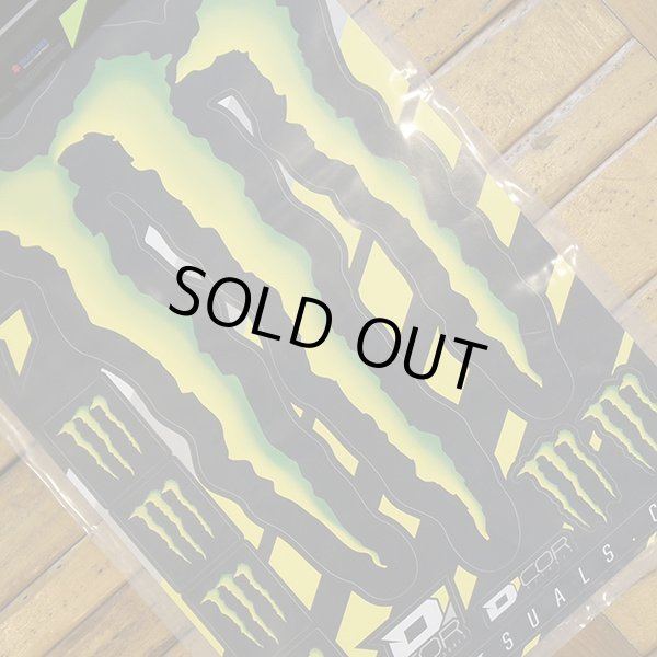 画像3: D'COR Monster Energy Claw 4mil Decal Sheet