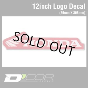 画像: D'COR 12 inch Honda Decal