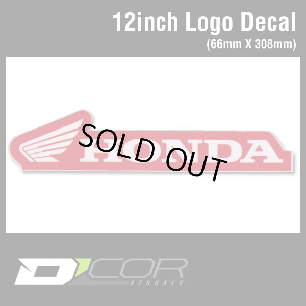 画像1: D'COR 12 inch Honda Decal