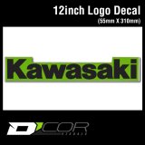 画像: D'COR 12 inch Kawasaki Decal