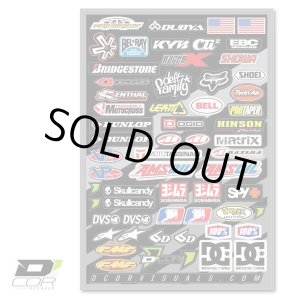 画像: D'COR Misc MX Logos 4mil Decal Sheet