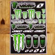 画像1: Monster Energy×One Industries 4mil. Decal Sheet