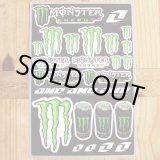 画像: Monster Energy×One Industries 4mil. Decal Sheet