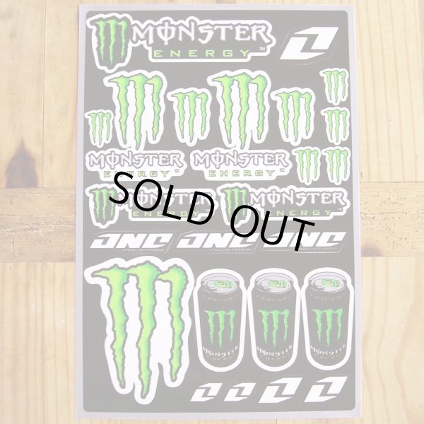 画像1: Monster Energy×One Industries 4mil. Decal Sheet