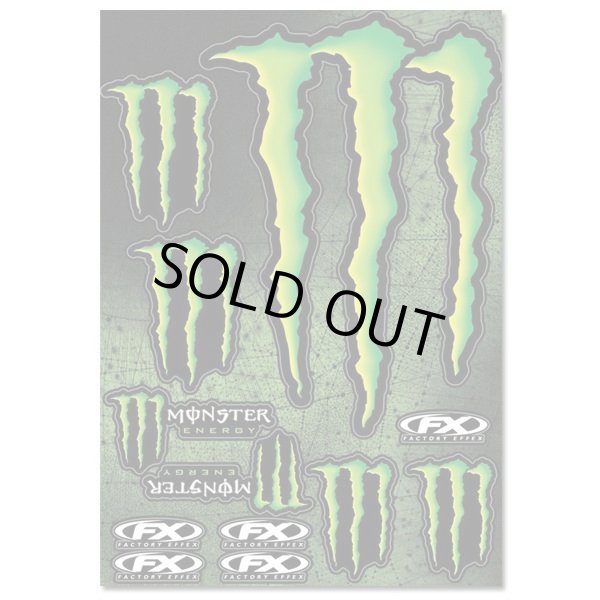 画像1: FACTORY FX Monster Energy BIG Logo Sticker Sheet