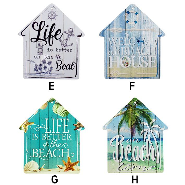 画像3: Beach Sign House Shaped【全8種】