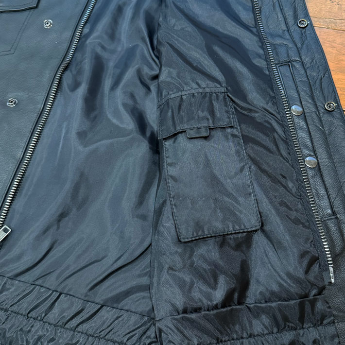 画像3: Men’s SOA Style Motorcycle Club Vest Conceal Gun Pockets Heavy Duty Premium Leather