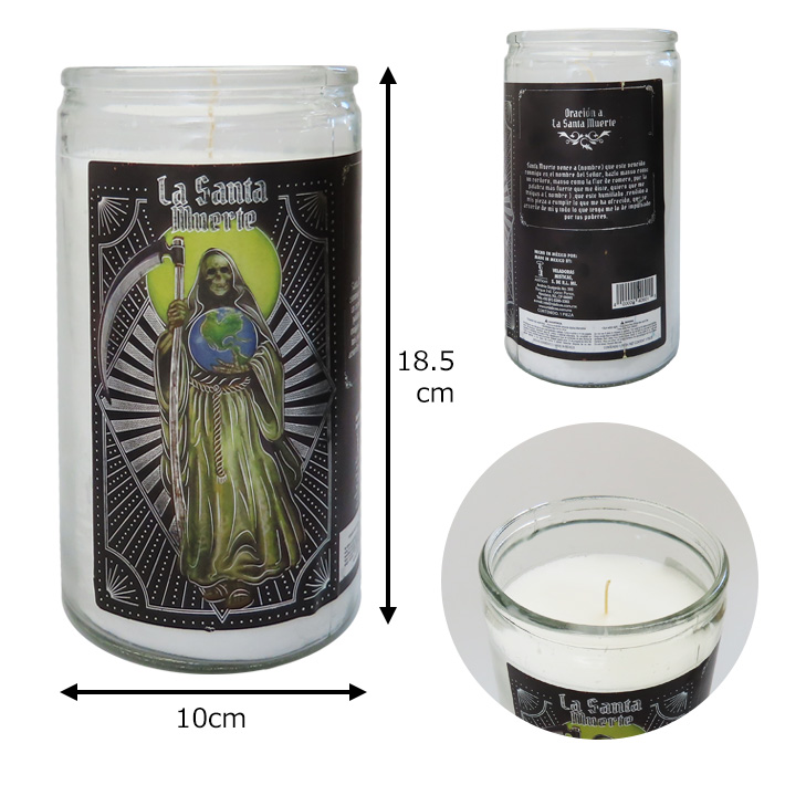 画像2: La Santa Muerte Jumbo Candle