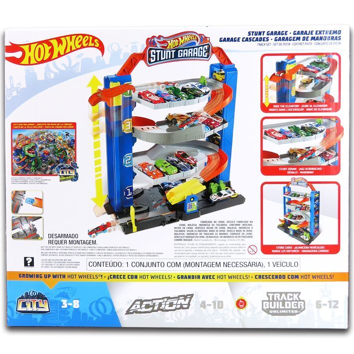 画像2: Mattel Hot Wheels Stunt Garage Set