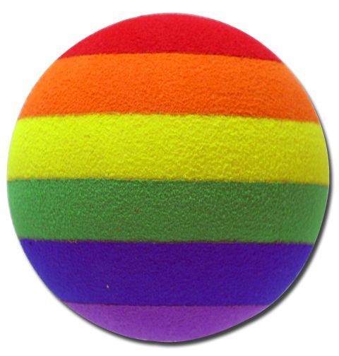 画像1: Rainbow Big Hole Antenna Ball