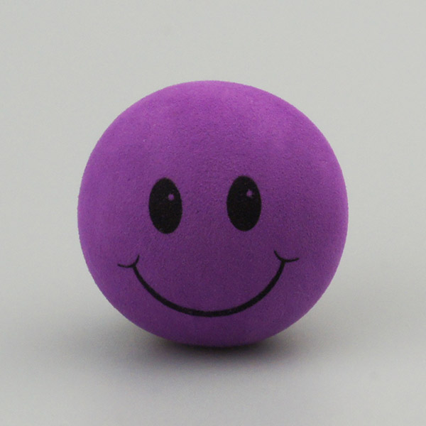 画像1: Happy Face Antenna Ball (Purple)