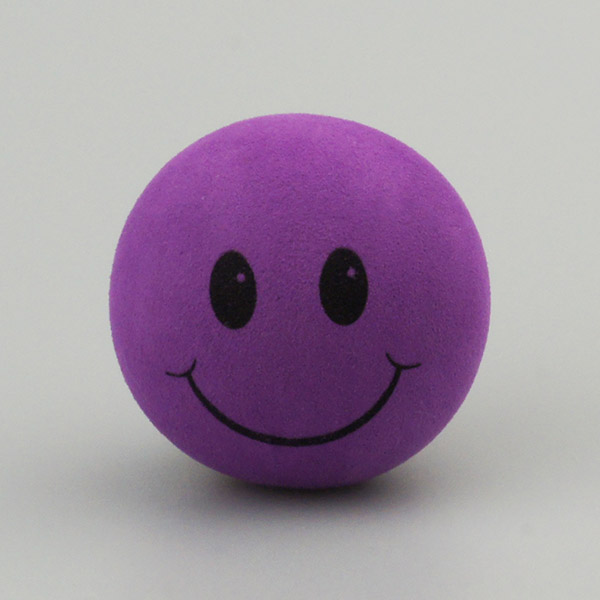 画像1: Happy Face Antenna Ball (Purple)