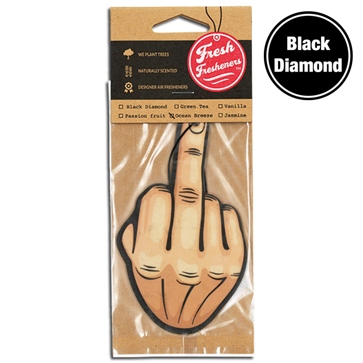 画像1: Fresh Fresheners Middle Finger ( Black Diamond )【メール便OK】