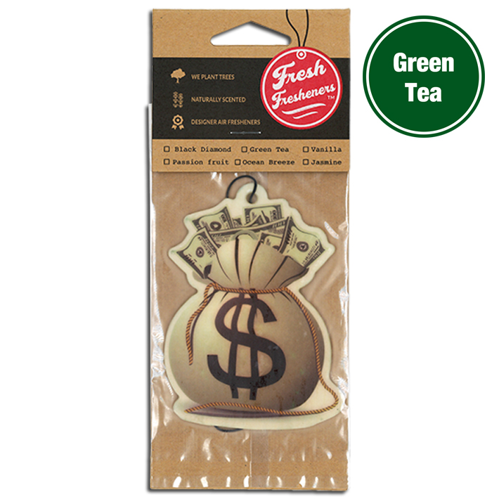 画像1: Fresh Fresheners Money Bag ( Green Tea )【メール便OK】