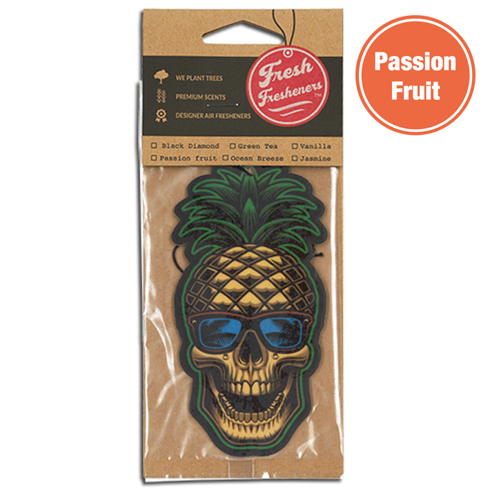 画像1: Fresh Fresheners Pineapple Skull ( Passion Fruit )【メール便OK】