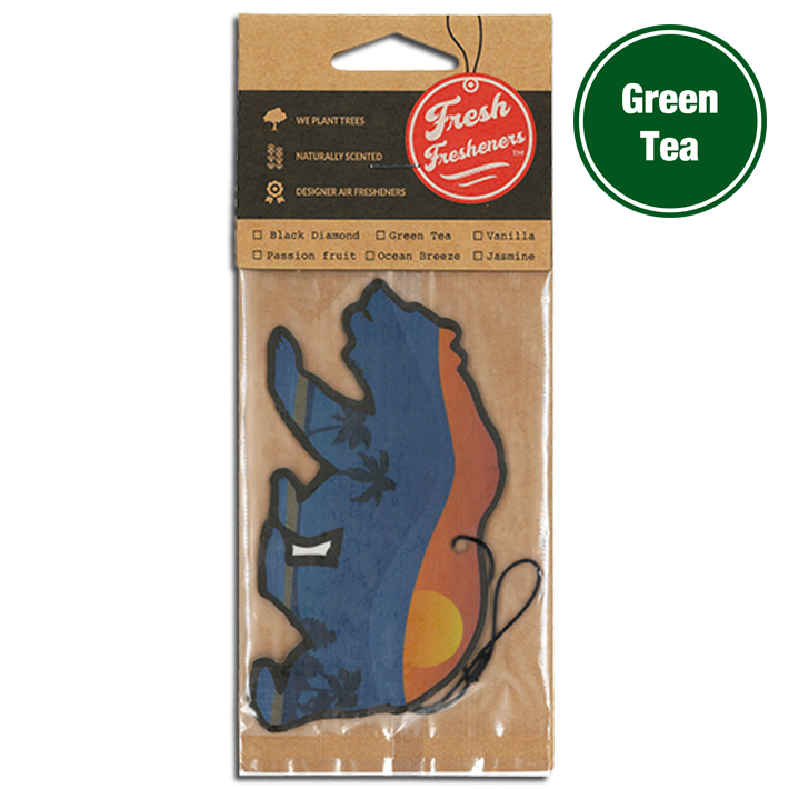 画像1: Fresh Fresheners California Bear ( Green Tea )【メール便OK】