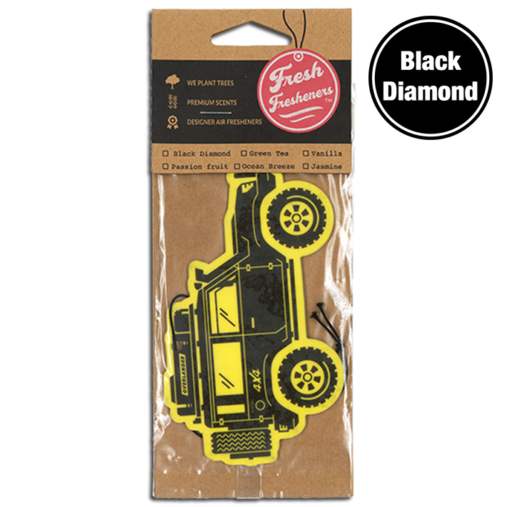 画像1: Fresh Fresheners Overland Jeep ( Black Diamond )【メール便OK】