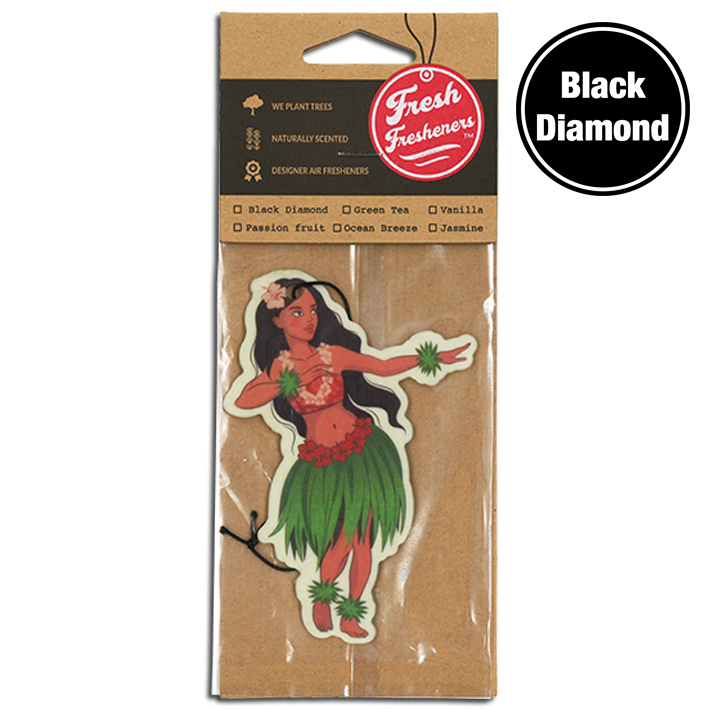 画像1: Fresh Fresheners Hula Girl ( Black Diamond )【メール便OK】