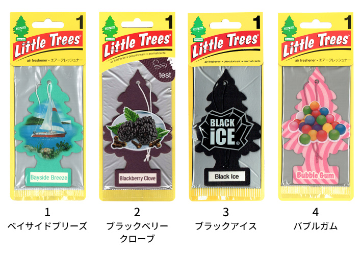 画像7: LITTLE TREES Air Freshener 5-Pack Set【メール便送料無料】