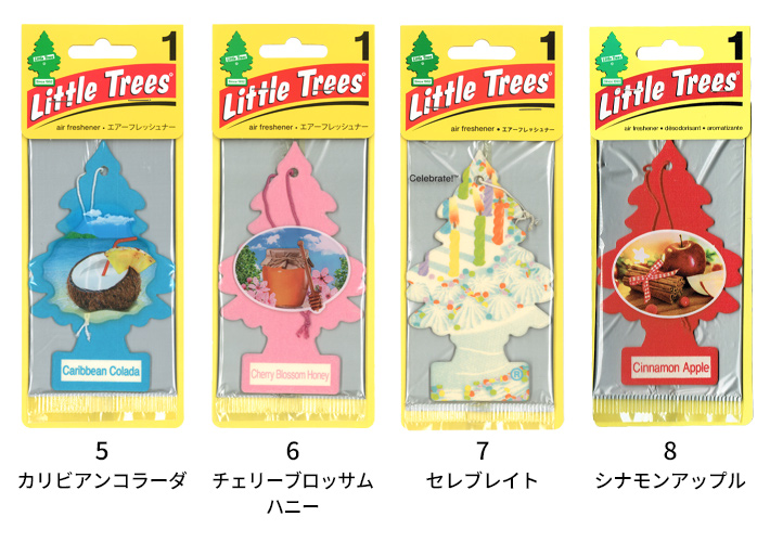 画像8: LITTLE TREES Air Freshener 5-Pack Set【メール便送料無料】