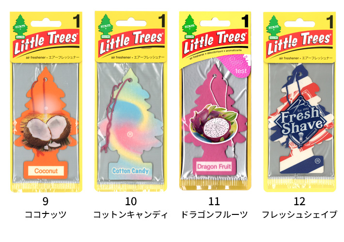 画像9: LITTLE TREES Air Freshener 5-Pack Set【メール便送料無料】