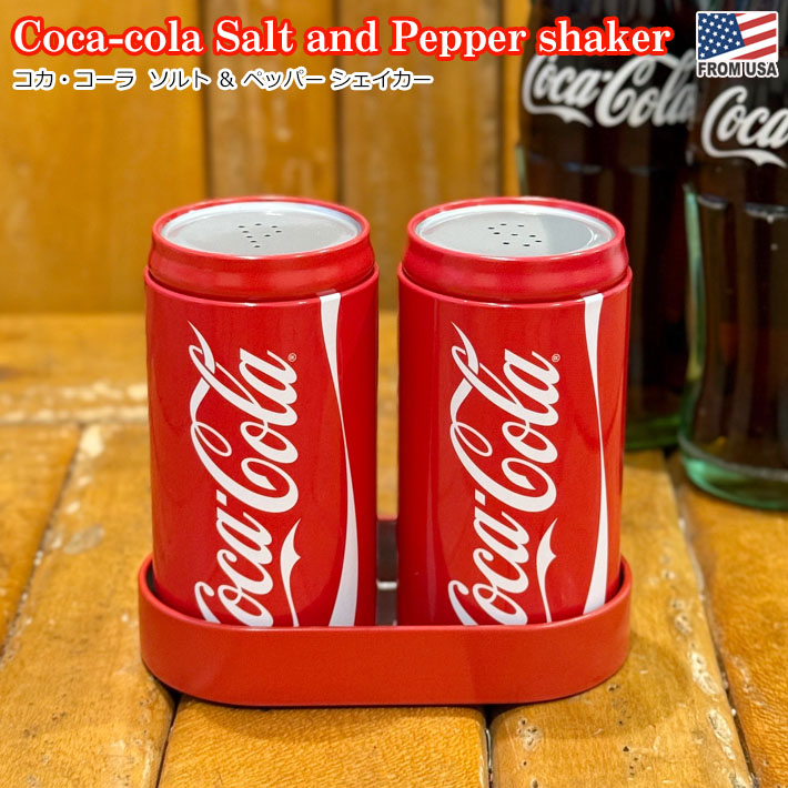 画像1: Coca-Cola Salt and Pepper Shaker