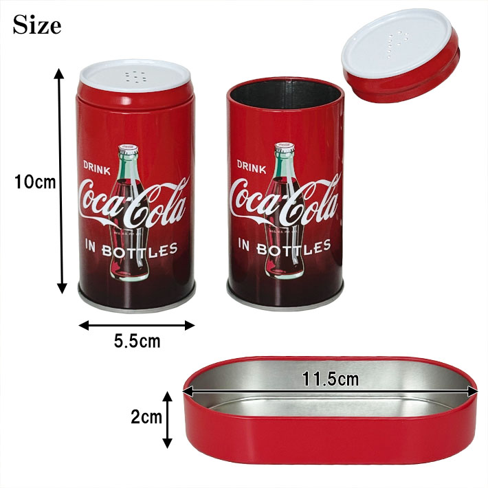 画像2: Coca-Cola Salt and Pepper Shaker