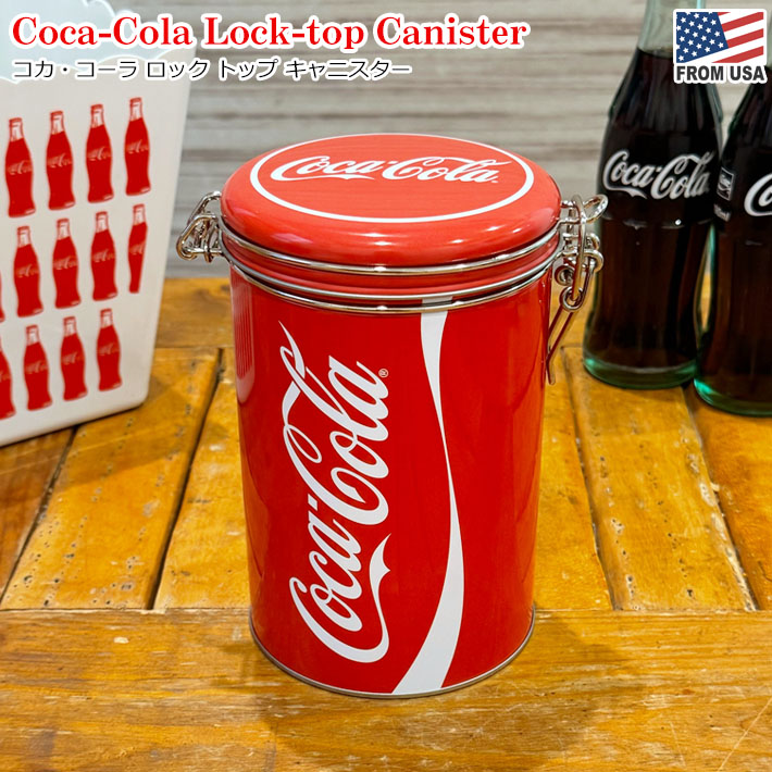 画像1: Coca-Cola Lock Top Canister