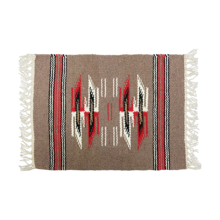 画像3: El-Paso SADDLEBLANKET Handwoven Wool Chimayo Style Mats (F)