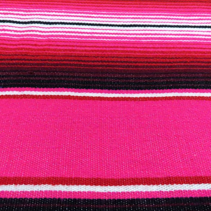 画像4: MOLINA Tow Color Serape (Pink Burgundy)