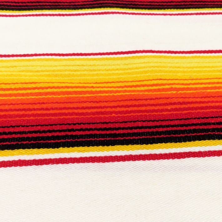 画像4: MOLINA Tow Color Serape (White Orange Yellow)