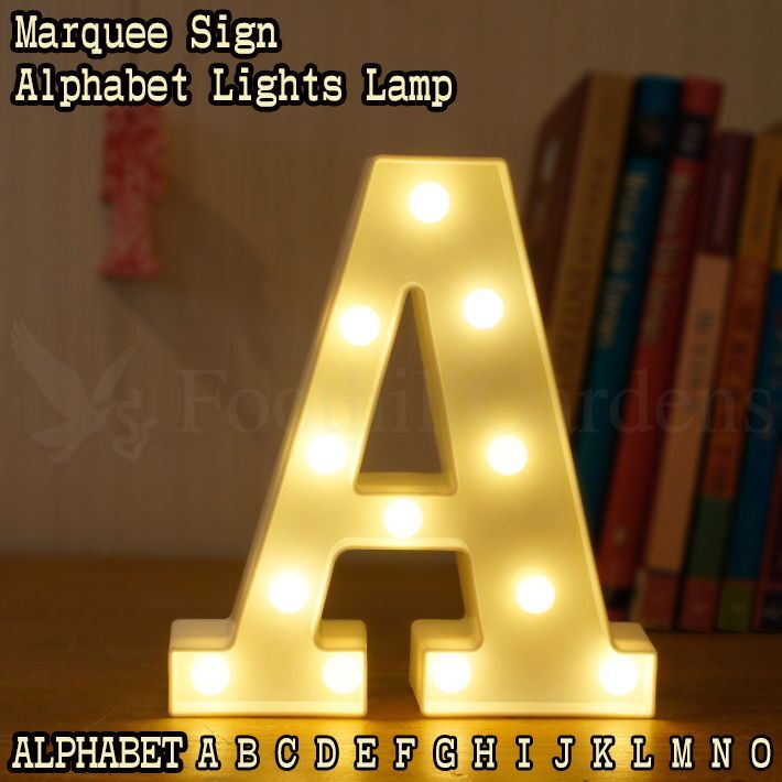 画像1: Marquee Sign Alphabet Lights Lamp