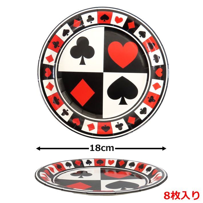 画像2: Casino Paper Plate S Size