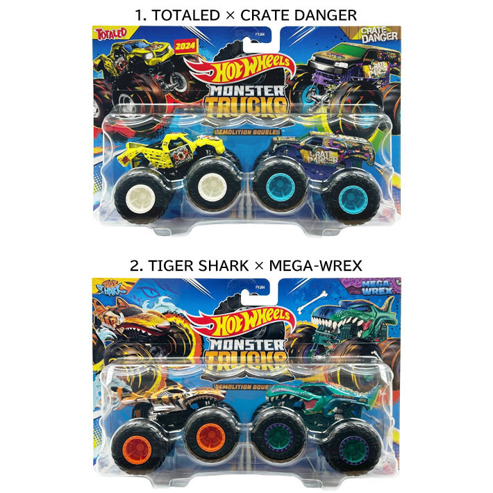 画像2: Hot Wheels Monster Trucks 2pk 【全4種】