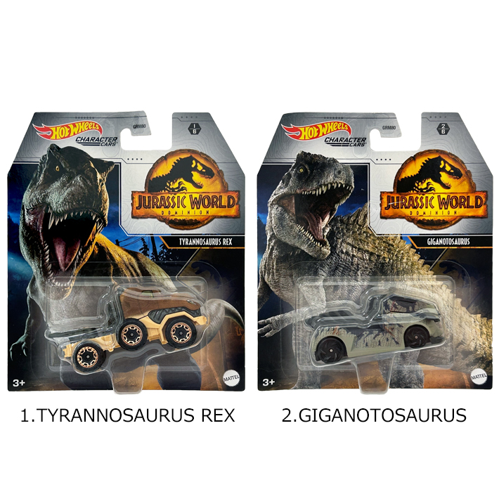 画像2: Hot Wheels Character Cars Jurassic World 【全4種】