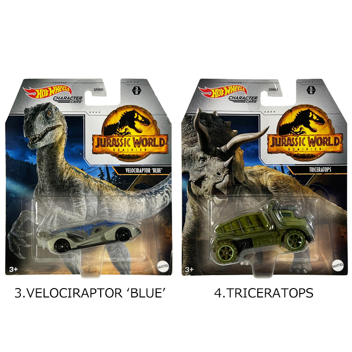 画像3: Hot Wheels Character Cars Jurassic World 【全4種】