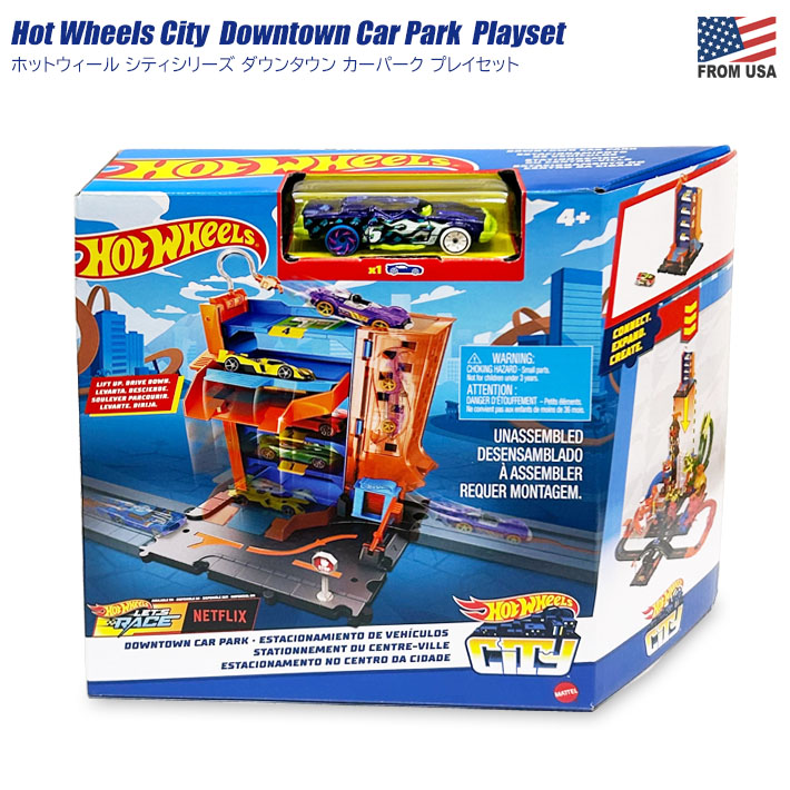 画像1: Hot Wheels City Downtown Car Park Playset