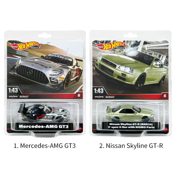 画像2: Hot Wheels Premium Real Riders 1:43 Die-Cast Car 【全2種】