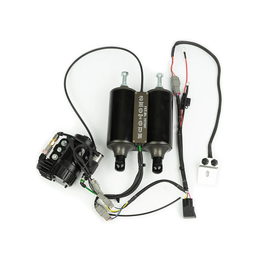 画像1: Shotgun Shock Softail Air Suspension Kit (2007-2017) Non-ABS