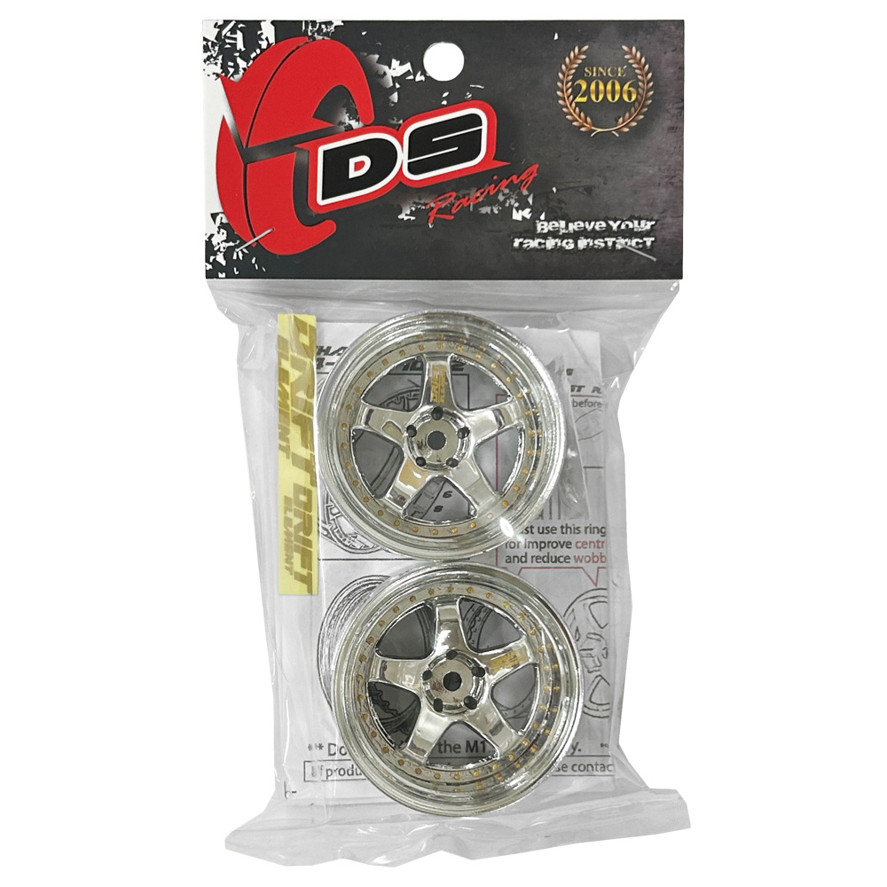 画像2: DRIFT ELEMENT SERIES RIM：Chrome 5Spokes Chrome Lip Gold Rivets