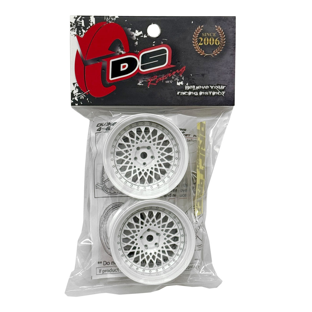 画像2: DRIFT ELEMENT SERIES RIM：White Mesh White Lip Silver Rivets