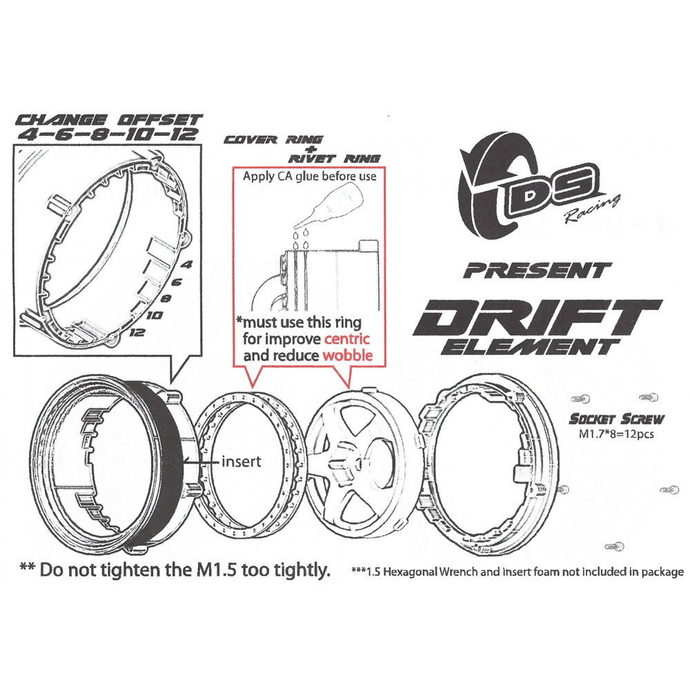 画像3: DRIFT ELEMENT SERIES RIM：Chrome 5Spokes Chrome Lip Gold Rivets
