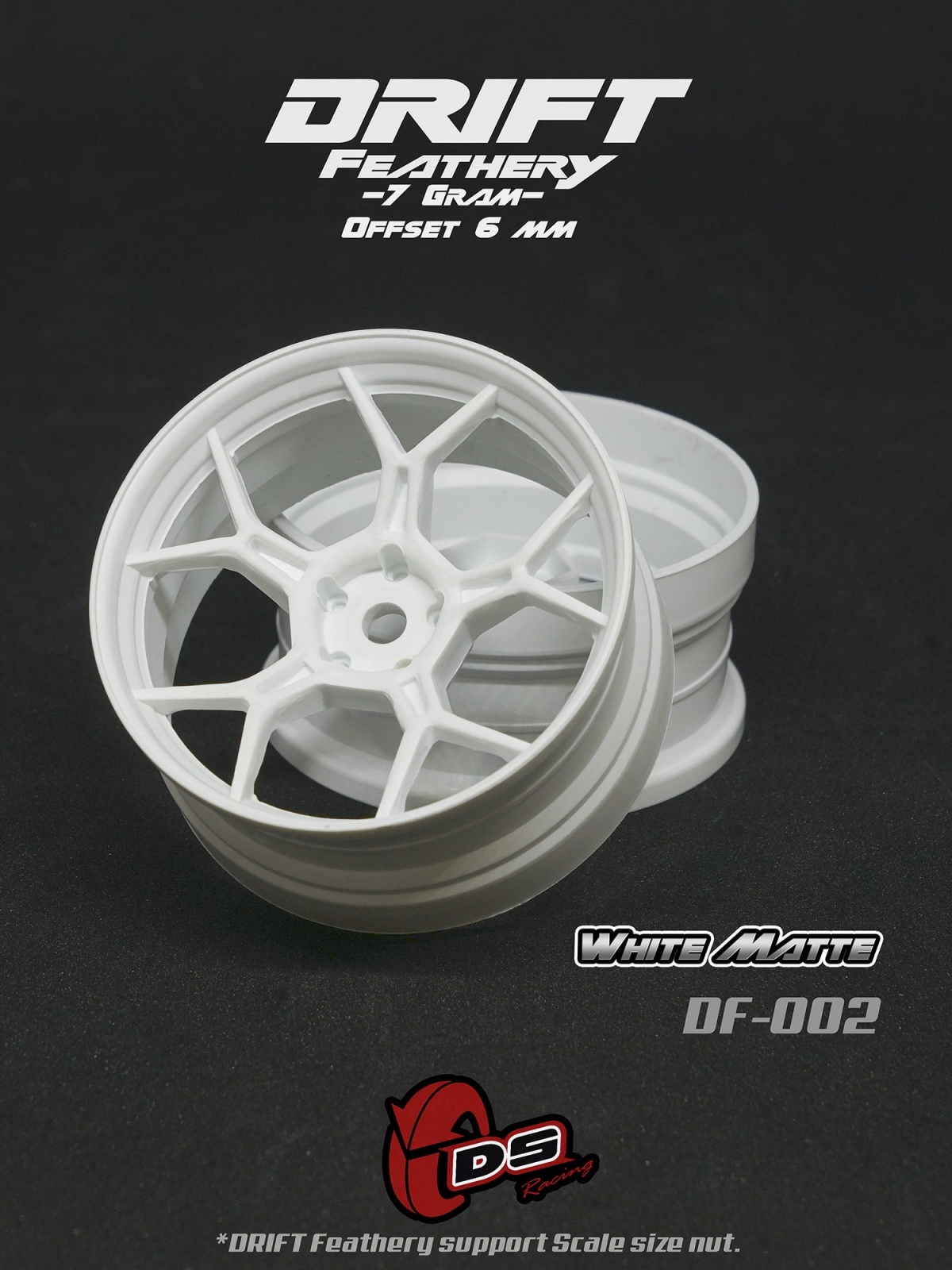 画像1: DRIFT FEATHERY RIM：White Matte Standard off6