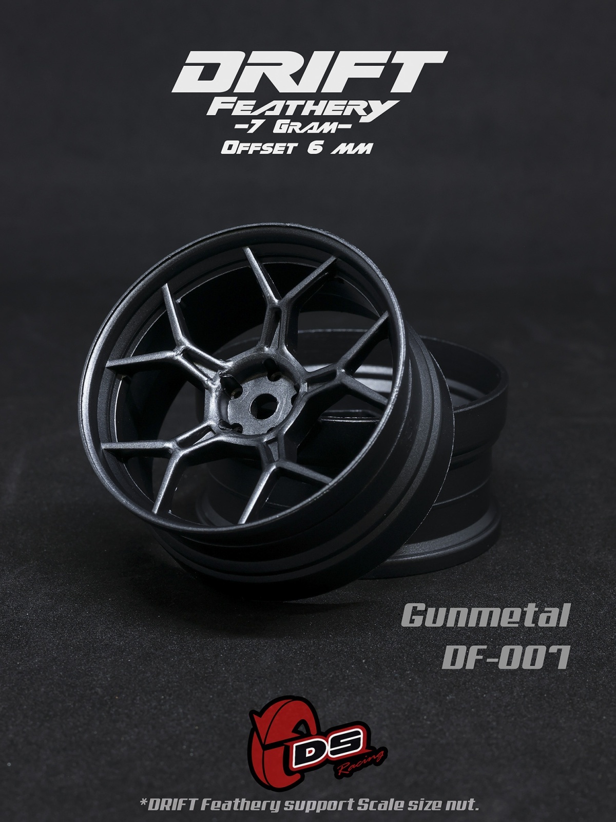 画像1: DRIFT FEATHERY RIM：Gunmetal Standard off6