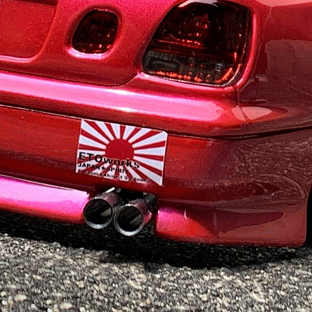 画像3: スタンダードステンレスマフラー（並列デュアル　出口径8Φ　ステー⇔出口15ｍｍ）