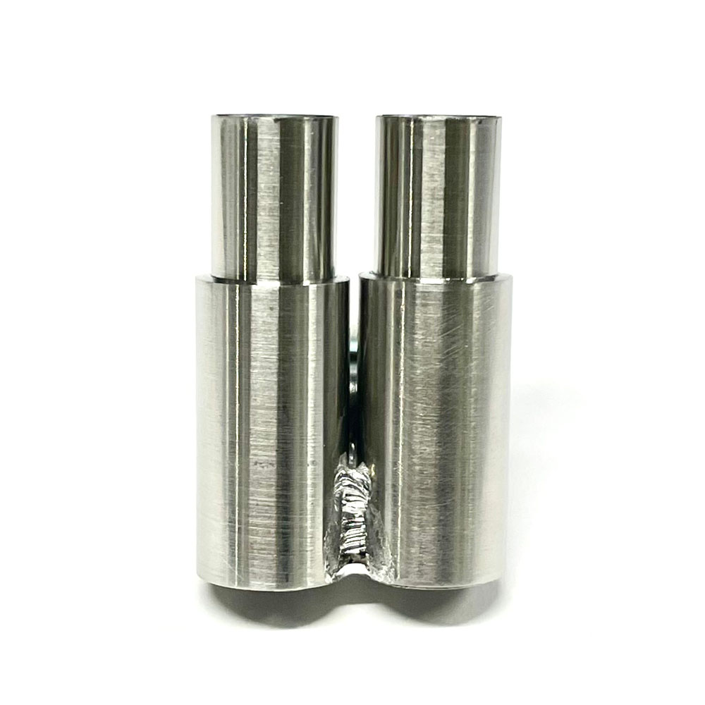 画像2: 【取り寄せ品】スタンダードステンレスマフラー（並列デュアル　砲弾加工　出口径8Φ　ステー⇔出口15ｍｍ）