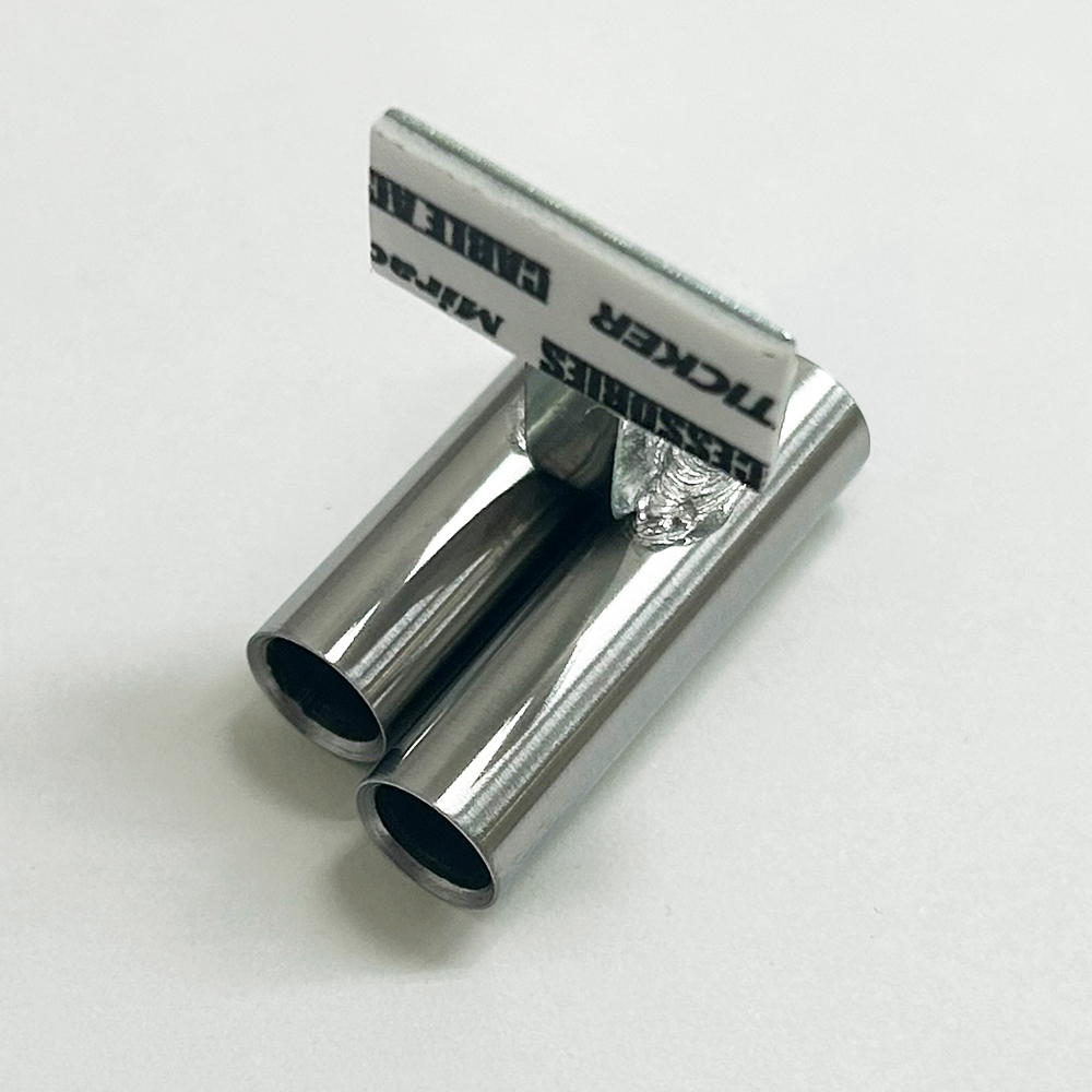 画像2: スタンダードステンレスマフラー（ステップデュアル左側ショート　出口径8Φ　ステー⇔出口15ｍｍ）