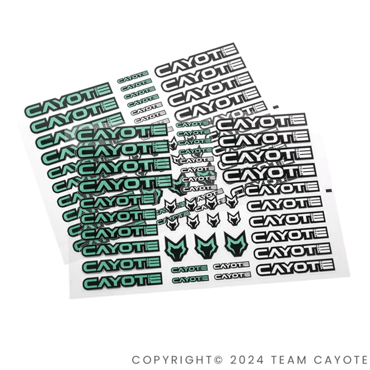 画像2: CAYOTE ステッカー レーシング用（２枚入）/ CAFS02