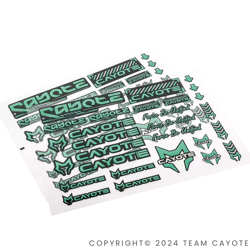 画像2: CAYOTE ステッカー レーシング用（２枚入）/ CAFS03