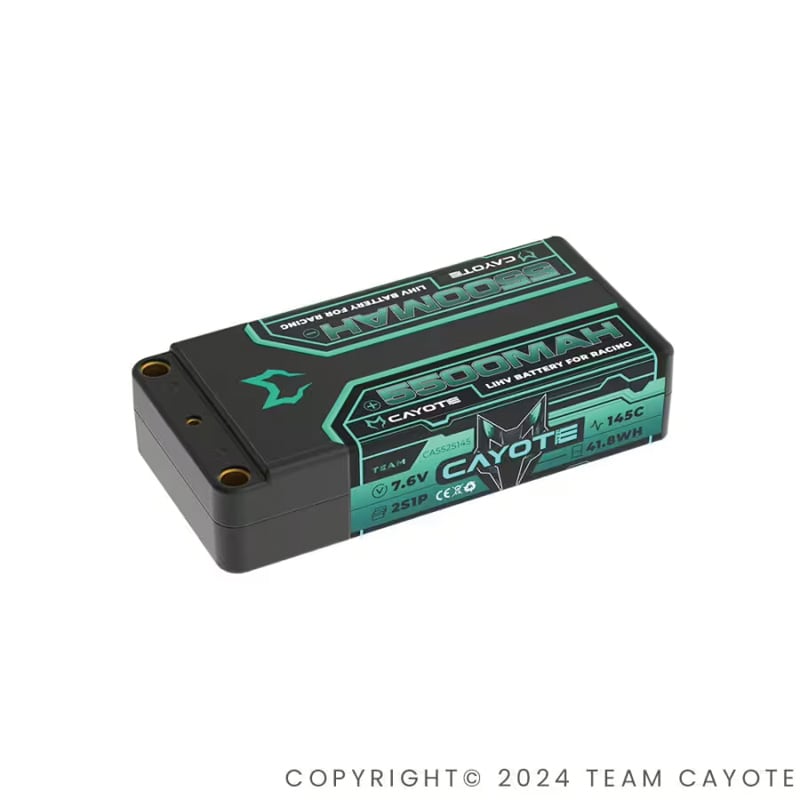 画像1: レーシングリポバッテリー 5500mAh ,145C ,2S1P ,7.6V ,41.8Wh